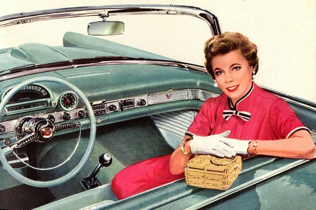50年代经典车广告