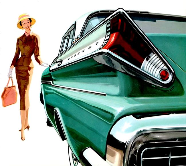 60年代经典车广告